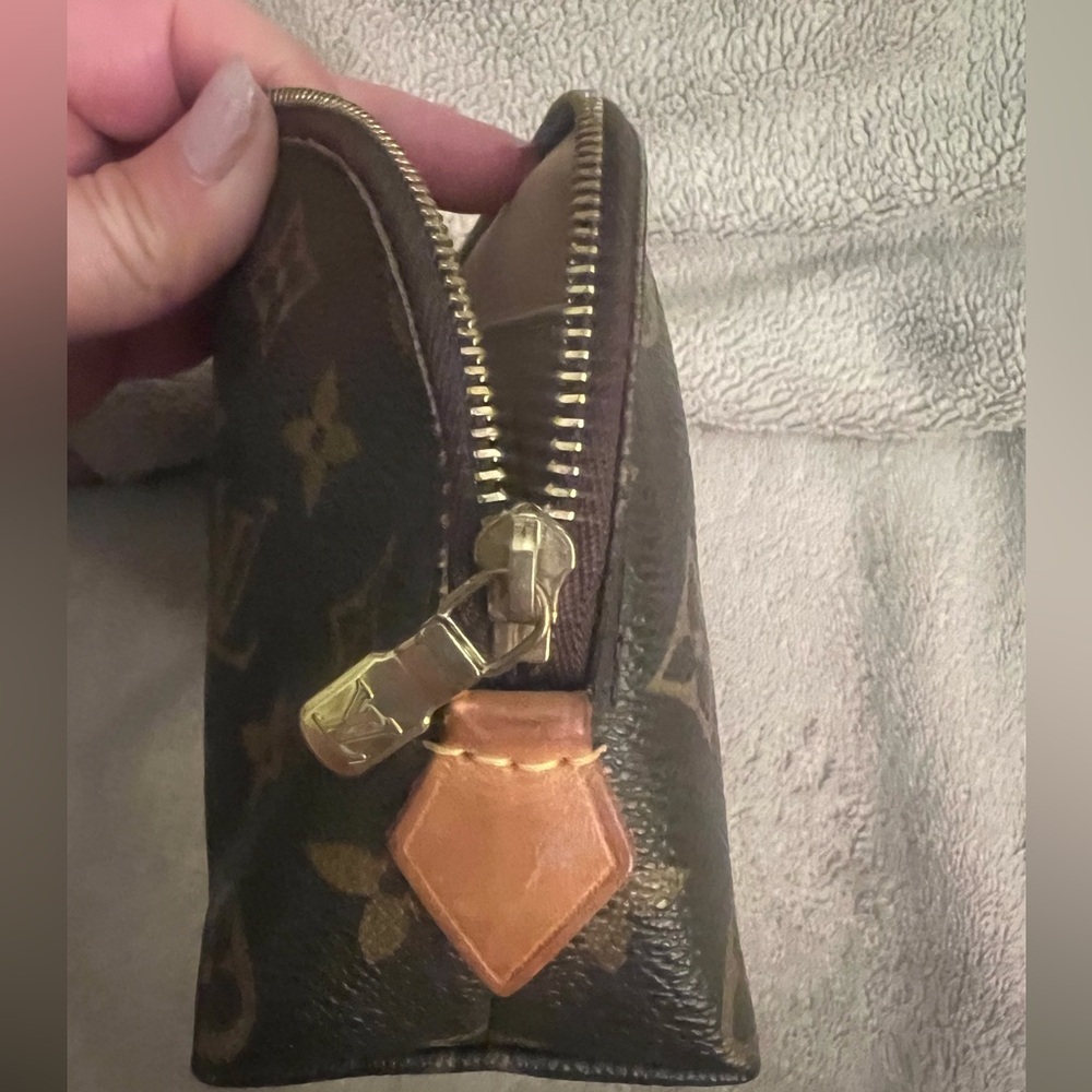 Louis Vuitton Brown Monogram Cosmetic Bag - Picture 2 of 6